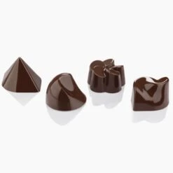 PRALINA DUNE VIP MA1052 Stampo In Policarbonato Cioccolatino 24 Impronte Ø3,1cm H2,1cm Martellato -Peroni Kitchen Negozio vip pralina dune polycarbonate mold 3