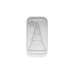 WINTER TREE Stampo Termoformato Per Cioccolato Ø6,7cm H7,4cm - Kit 2 Pz Silikomart -Peroni Kitchen Negozio winter tree stampo termoformato per cioccolato o67cm h74cm kit 2 pz silikomart 4