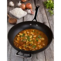 Les Forgèes Wok 30cm 1M+1 In Alluminio Antiaderente Le Creuset -Peroni Kitchen Negozio wok 30cm in alluminio antiaderente les forgees le creuset 3