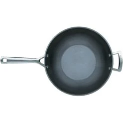 Les Forgèes Wok 30cm 1M+1 In Alluminio Antiaderente Le Creuset -Peroni Kitchen Negozio wok 30cm in alluminio antiaderente les forgees le creuset 6