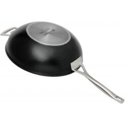 Les Forgèes Wok 26cm 1M+1 In Alluminio Antiaderente Le Creuset -Peroni Kitchen Negozio wok o26cm in alluminio antiaderente les forgees le creuset 1