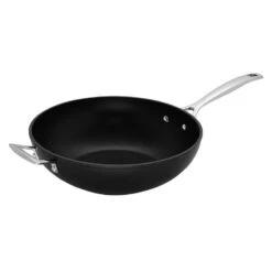 Les Forgèes Wok 26cm 1M+1 In Alluminio Antiaderente Le Creuset -Peroni Kitchen Negozio wok o26cm in alluminio antiaderente les forgees le creuset 5