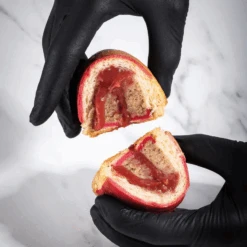 Fascia Microforata Inox Ellisse 12,5x7,4cm H4,5cm Per Viennoiserie XF52 Pavoni -Peroni Kitchen Negozio xf52 pavoni stampo microforato ellisse viennoiserie 1