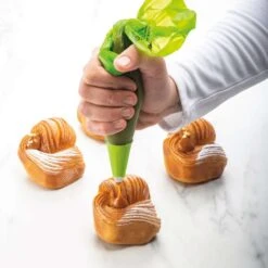 Fascia Microforata Inox Quadrata 8x8cm H4,5cm Per Viennoiserie XF57 Pavoni -Peroni Kitchen Negozio xf57 pavoni fascia microforata quadrata per viennoiserie 2