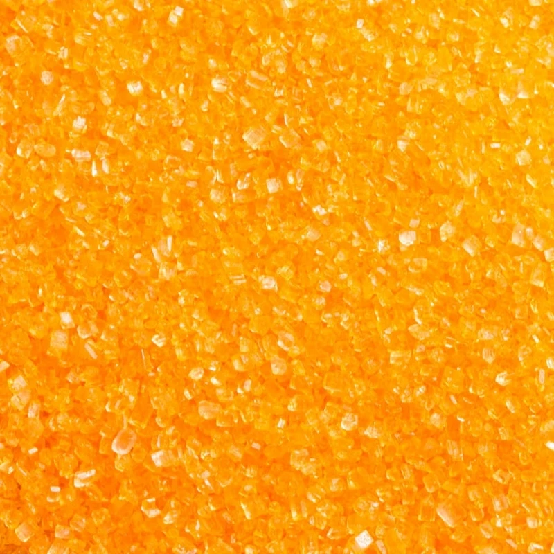 Zucchero Glitterato Arancio 100gr Decora 2 Zucchero Glitterato Arancio 100gr Decora - immagine 2